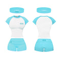 Aqua Aura short set🩵